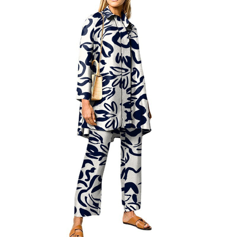 Spring And Autumn Long Sleeve Women's Shirt Outfit