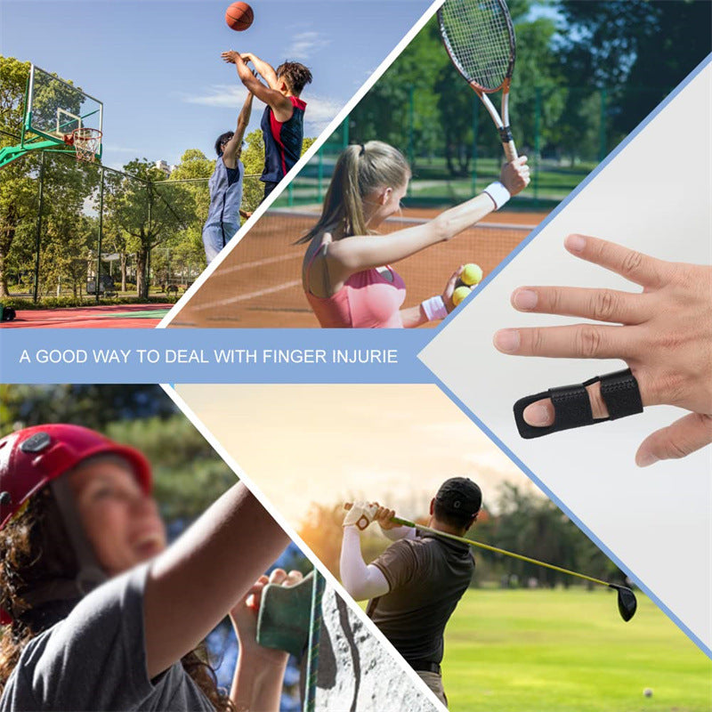 Nylon Sports Protection Black Finger Stall