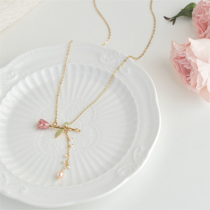 Women's French Vintage Niche Collarbone Necklace