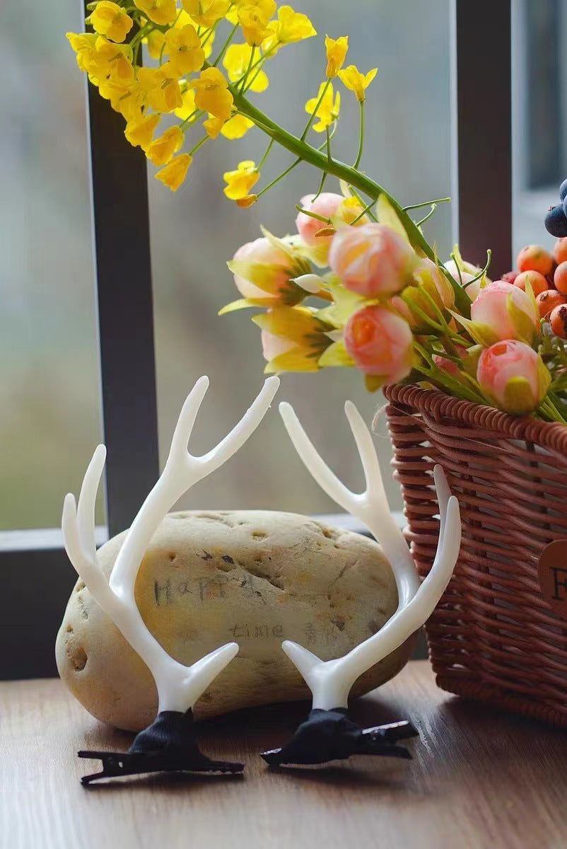 Antlers Christmas Headdress Hairpin Female