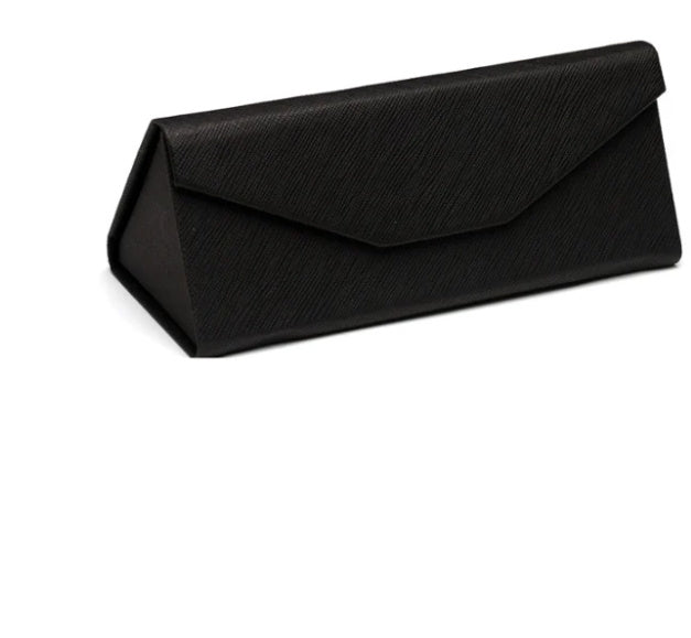 Handmade Storage Portable Triangle Folding Glasses Case