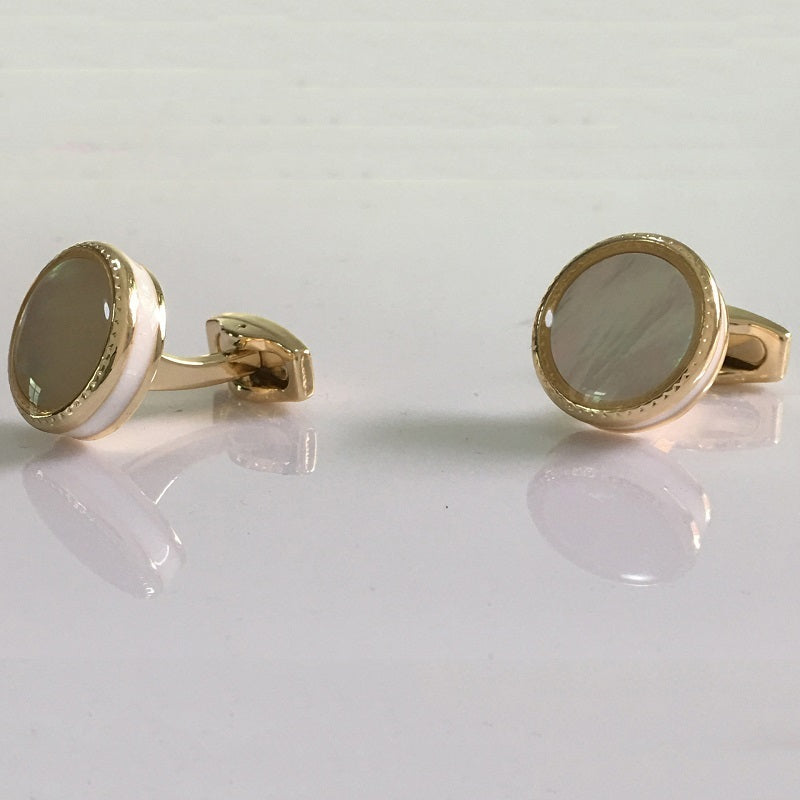 New French Style Shirt Cufflinks Dress Cufflink Shell Cuff Men's Accessories