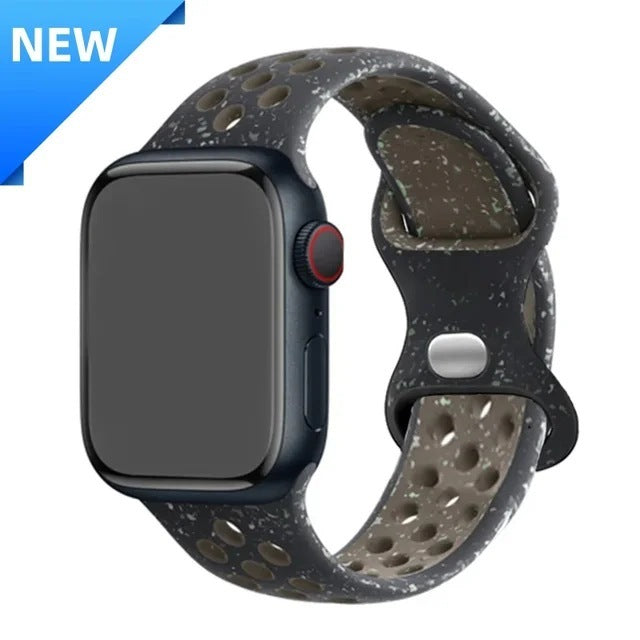 Sports Silicone Two-tone Replace Wristband