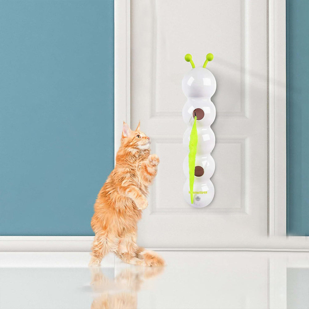 Teasing Cat Toy Automatic Pes Toy With Tail Motion Activated Kitten Toy Rechargeable Smart Interactive Cat Toy Pet Products