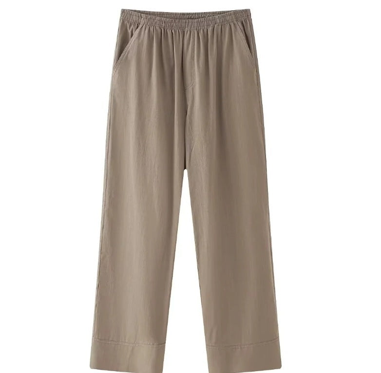 Casual Loose Tied Pajamas Trousers Suit