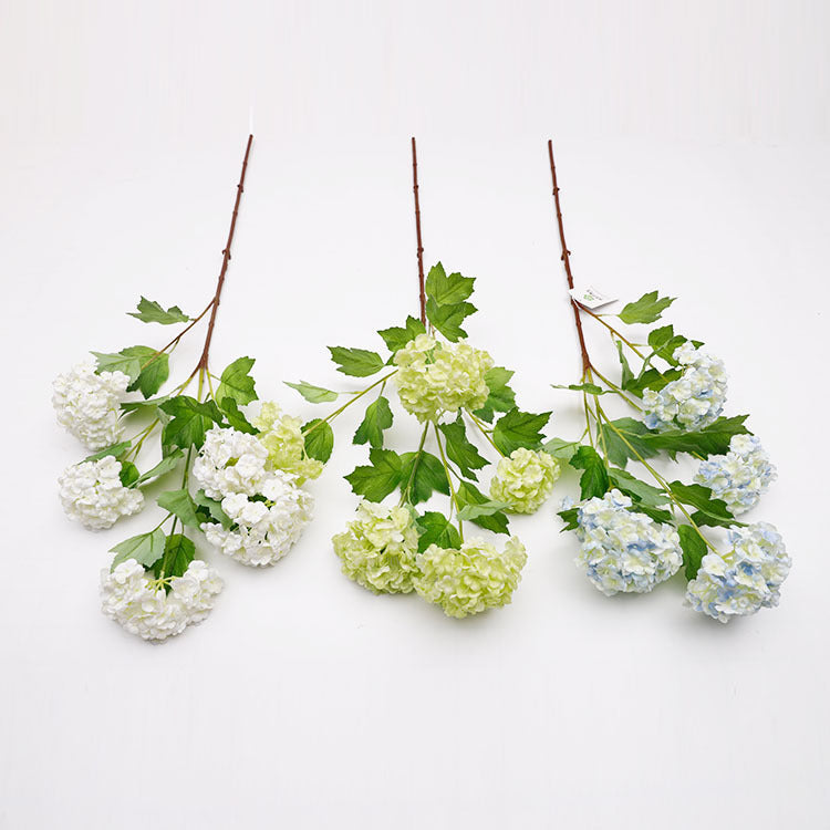 Simulation 3d Hydrangea Fake Flower Decoration Bouquet Artificial Floriculture
