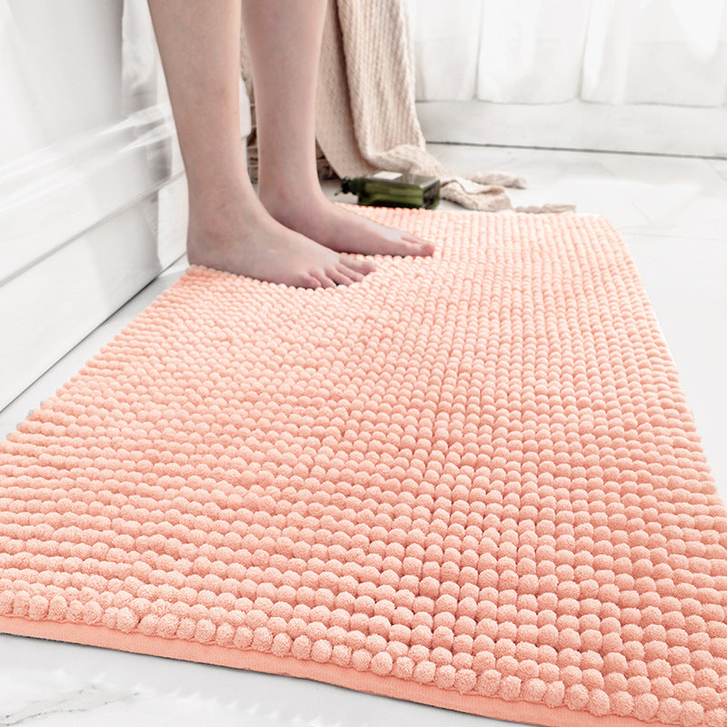Floor Mat Bathroom Chenille Thickened Non-slip