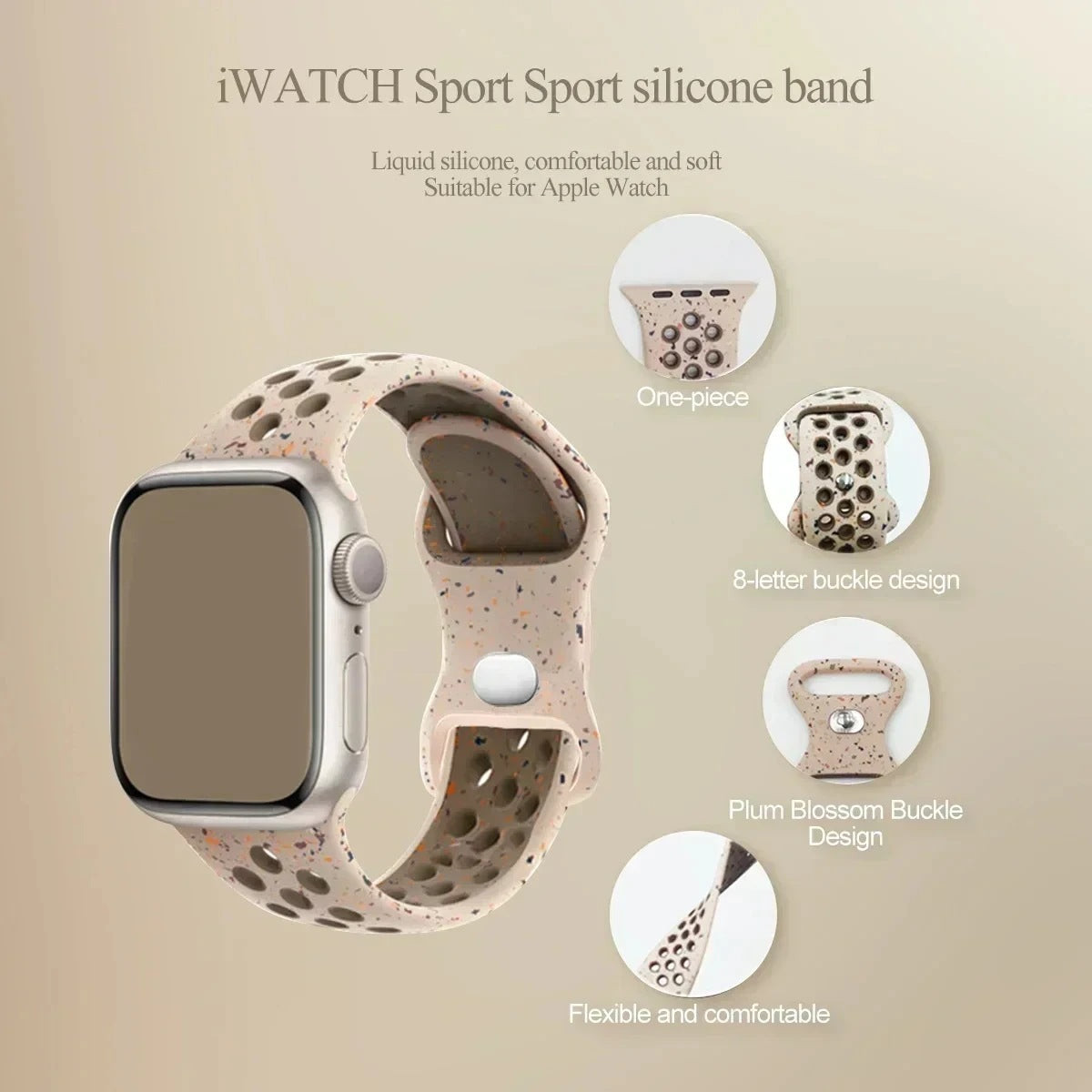 Sports Silicone Two-tone Replace Wristband