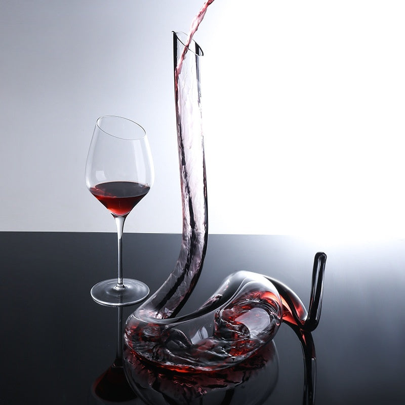 Household Snake Wine Decanter Austrian Crystal Glass
