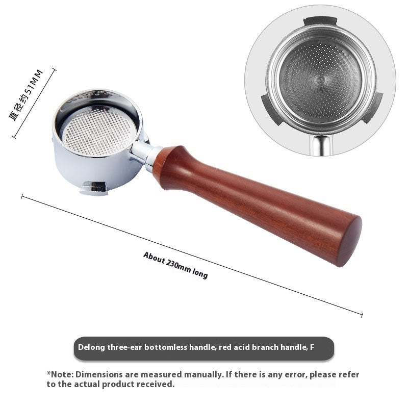 51mm Coffee Machine Handle Modified Solid Wood Handle