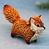 Fox Resin Artware Decorations Desktop Decoration