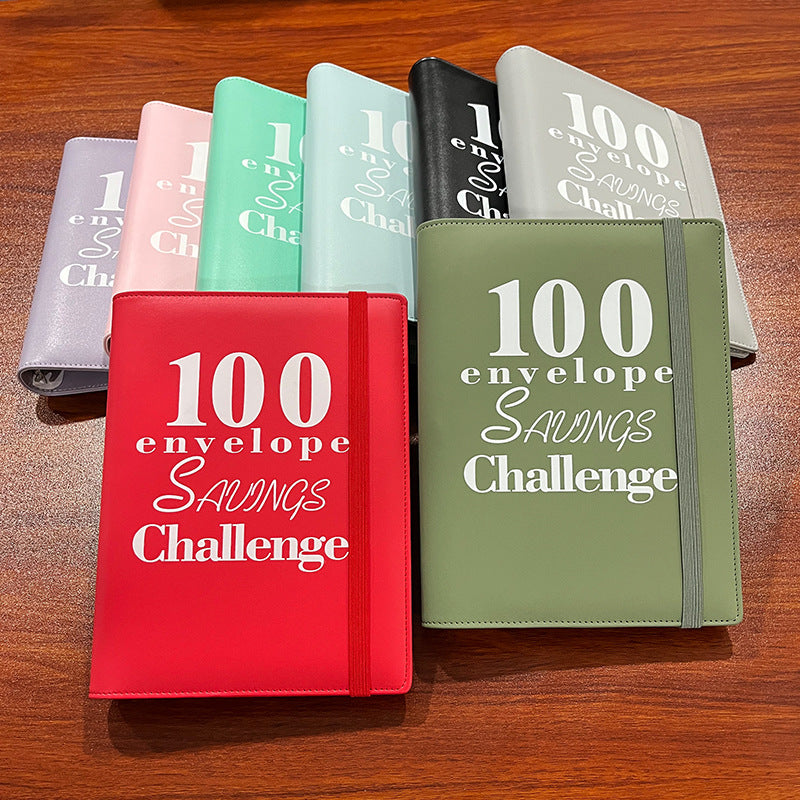 100 Days Challenge Hand Account Deposit And Savings Notebook