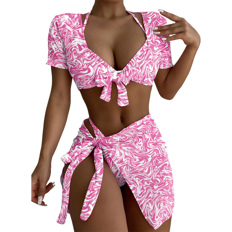 Bikini Split Four-piece Women's Swimsuit