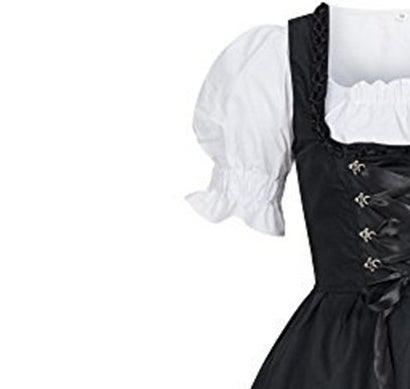Medieval Court Maid Skirt Drawstring High Waist Slim-fit Bow Large Swing Skirt