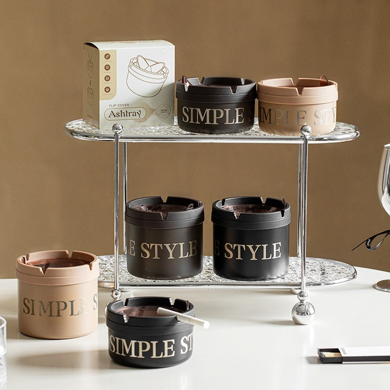 Thickened Stainless Steel Ash Tray Ins Advanced Sense