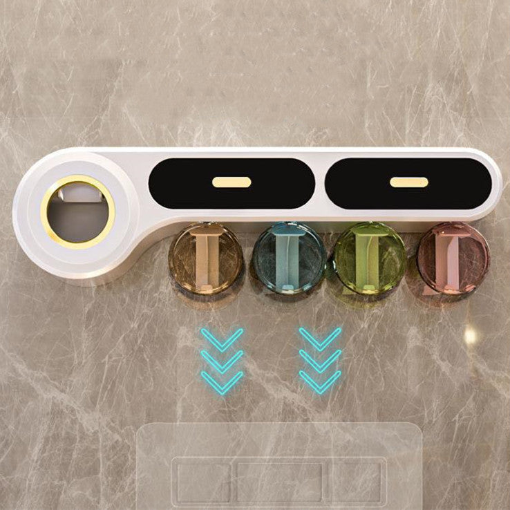 Home Bathroom Non-perforated Wall-mounted Storage Rack