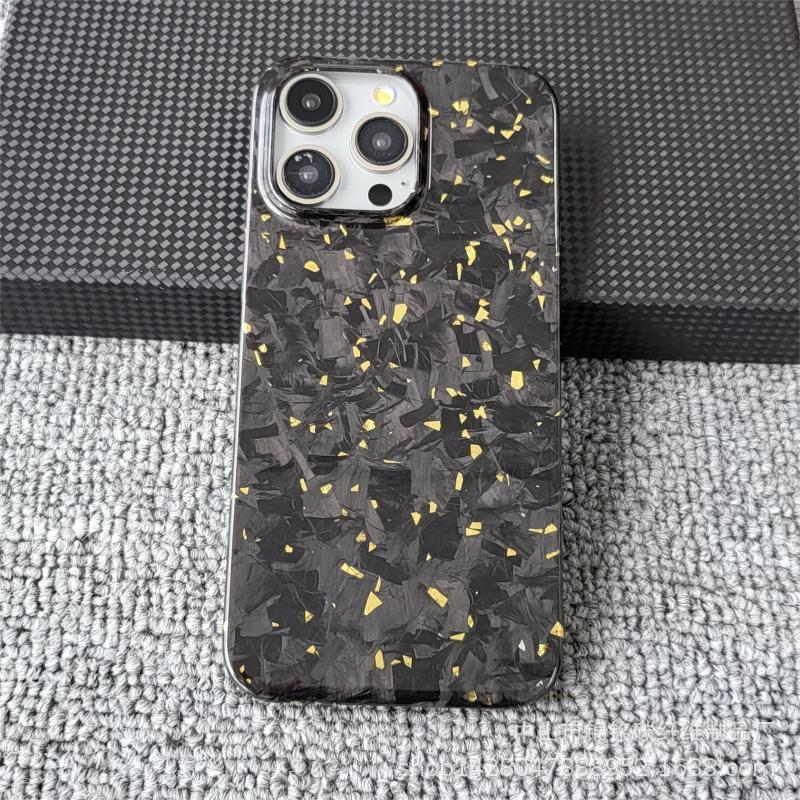 Forged Pattern Carbon Fiber Phone Shell