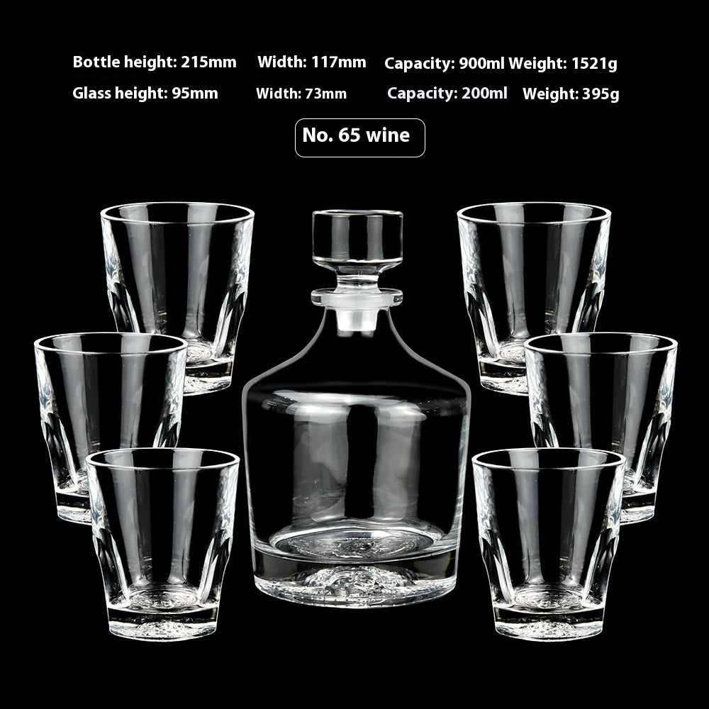 Creative Whiskey Liquor Glass Suit