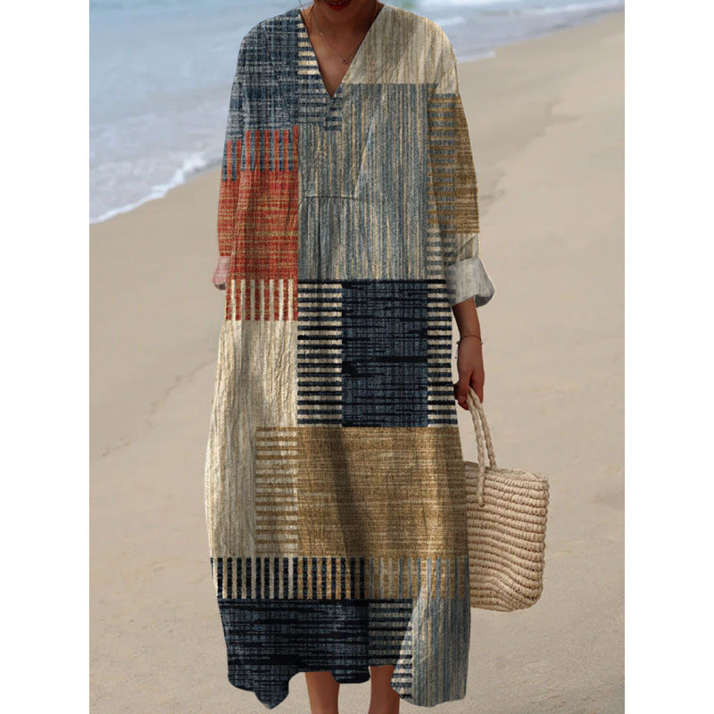 Women's Long Sleeve Shirt Dress