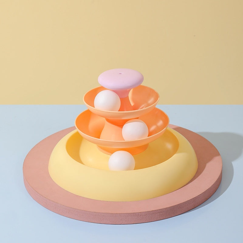 Cat Toy Self-Hi Relieving Stuffy Cat Turntable