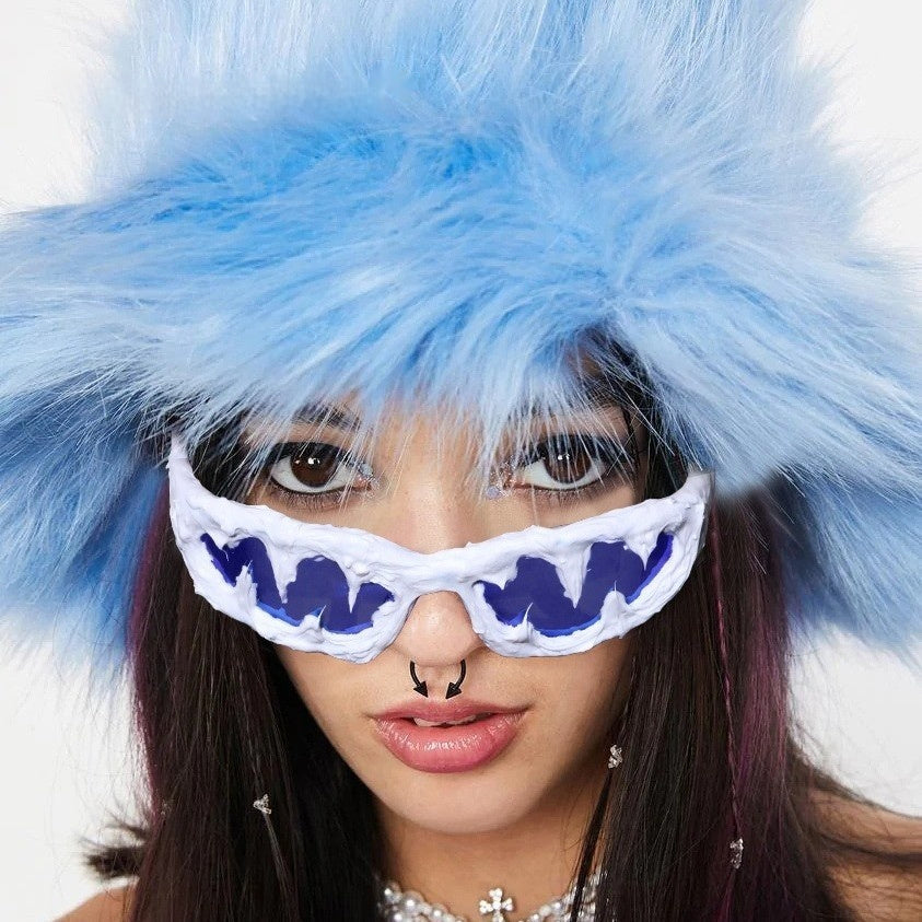 Men's And Women's Avant-garde Sunglasses Handmade Epoxy Resin