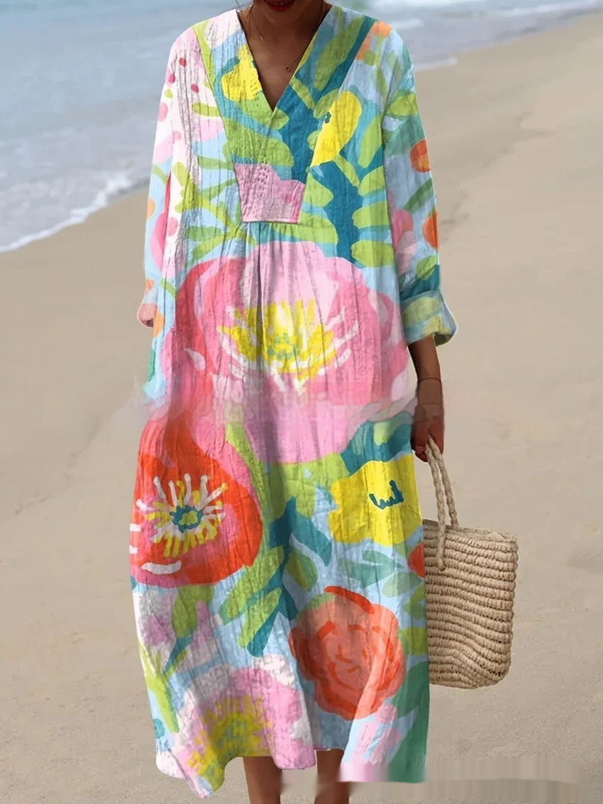 Women's Elegant Chic Loose Mid-length Dress