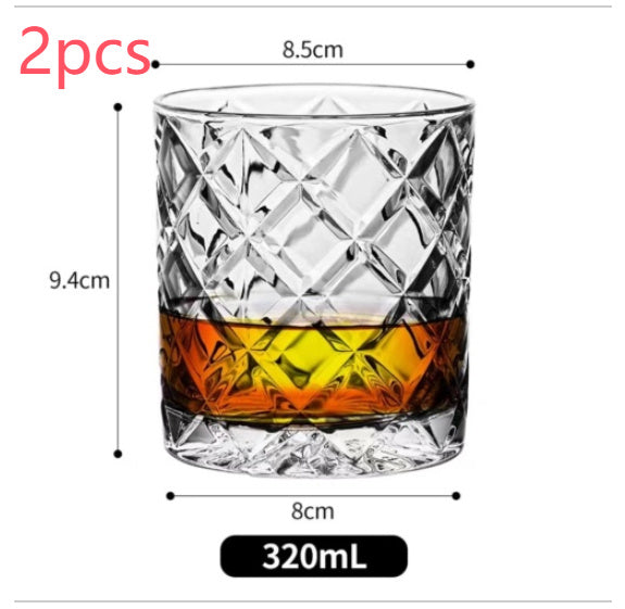 Whiskey Pure Drink Internet Celebrity Beer Brandy Glass Household High-end Classical Foreign Wine Bar Cup
