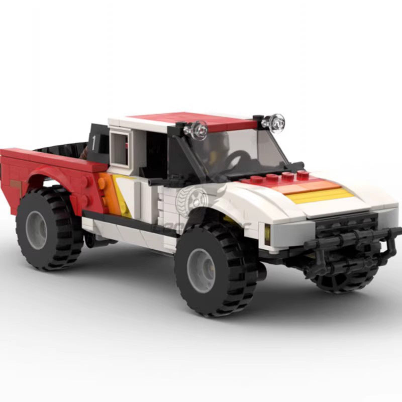 Compatible With Small Particles Diy Assembled Building Block Toys Truck Trolley Model Gift Decoration