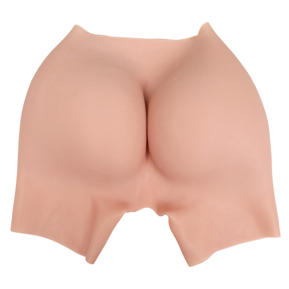 Open-end Fake Butt Shorts Hip-lifting Silicone Seamless One-piece Fake Underwear