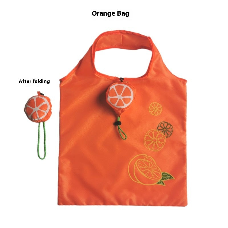 Portable Strawberry Folding Shopping Bag