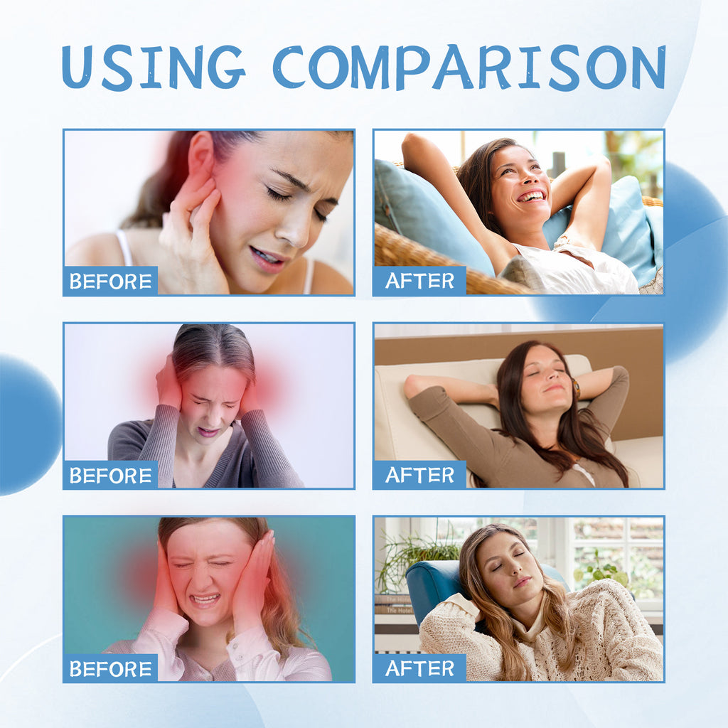 Tinnitus Relief Spray Relieving Ear Discomfort Back Earplugs Earwax Cleaning Care Spray