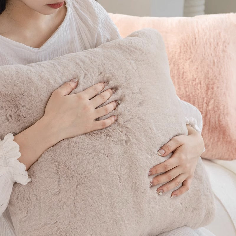 Bed Pillow Sofa Cushion Plush Pillowcase