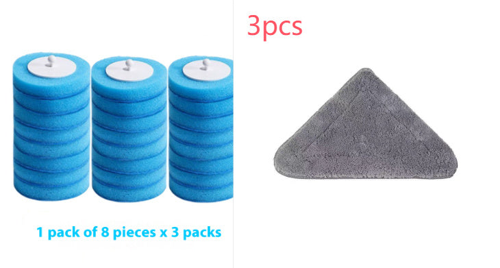 Lengthening Bar Large Household Triangle Mop Wiping Glass