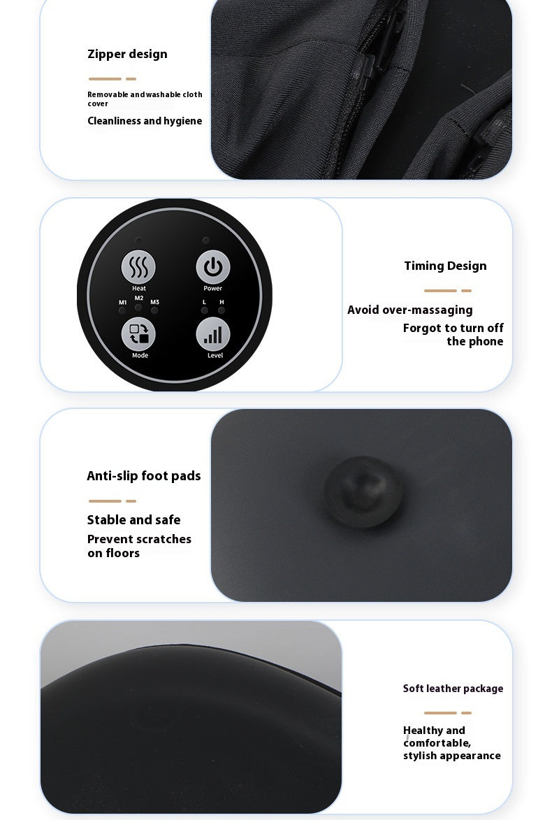 Soft Automatic Foot Massager Acupuncture Point Kneading Leg Sole Device