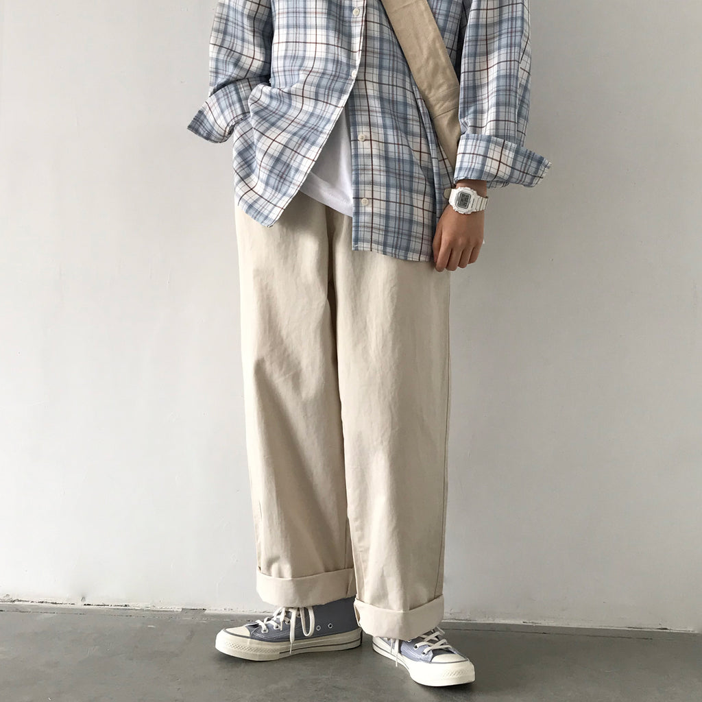 Autumn New Japanese-style Retro Four Seasons Commuter Bi Standby All-matching Casual Pants