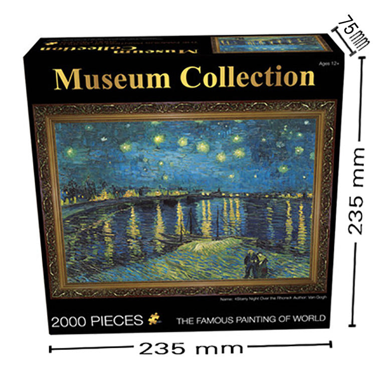 2000 Pieces Jigsaw Oil Painting Puzzle