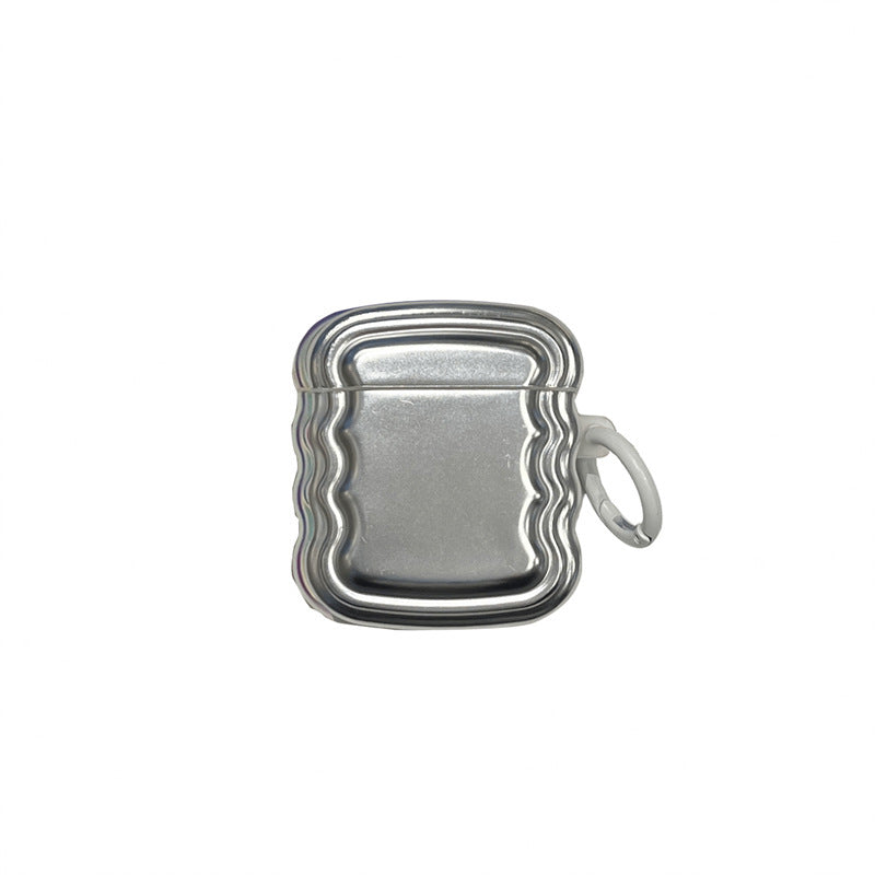 Electroplated Silver Gold Earphone Case Protective Sleeve Soft