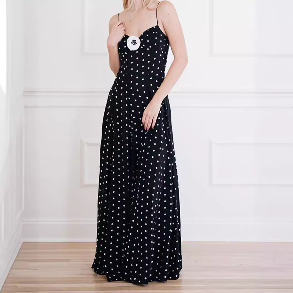 Women's Fashion Personalized Flower Sling Dress