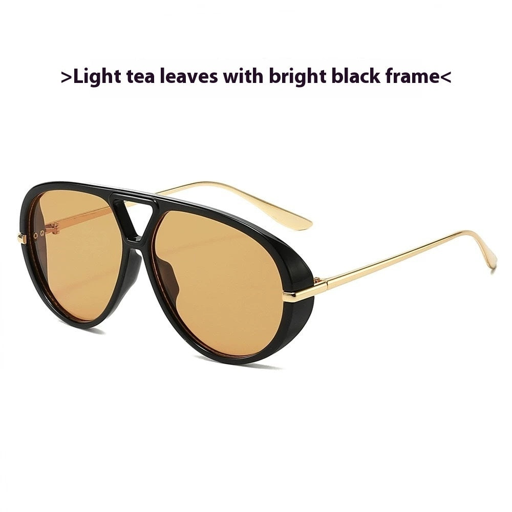 Street Shot Large Frame Slim Look Women's High-end Sunglasses