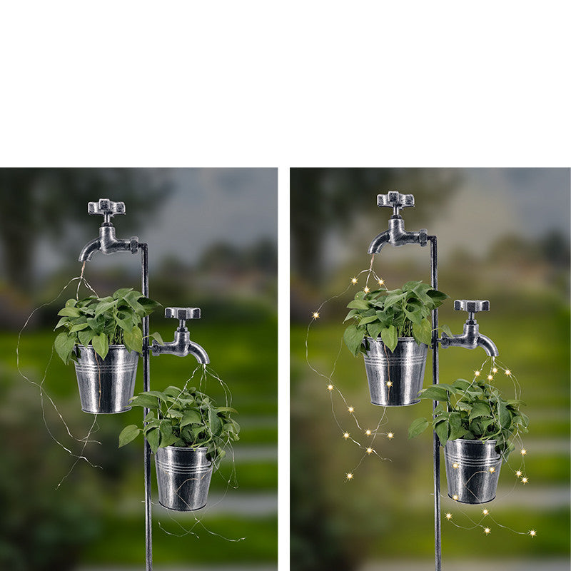 Solar Light Outdoor Faucet Lawn Light