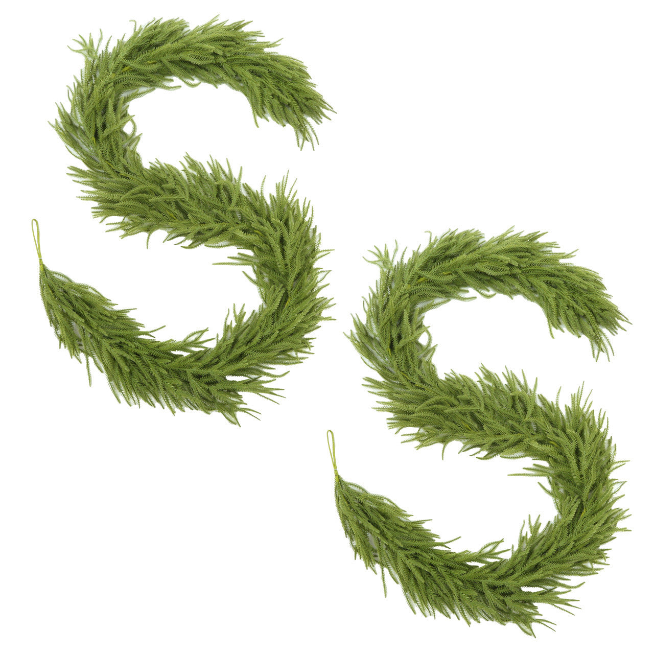 Christmas Decoration Soft Rubber Pine And Cypress Rattan Door Hanging