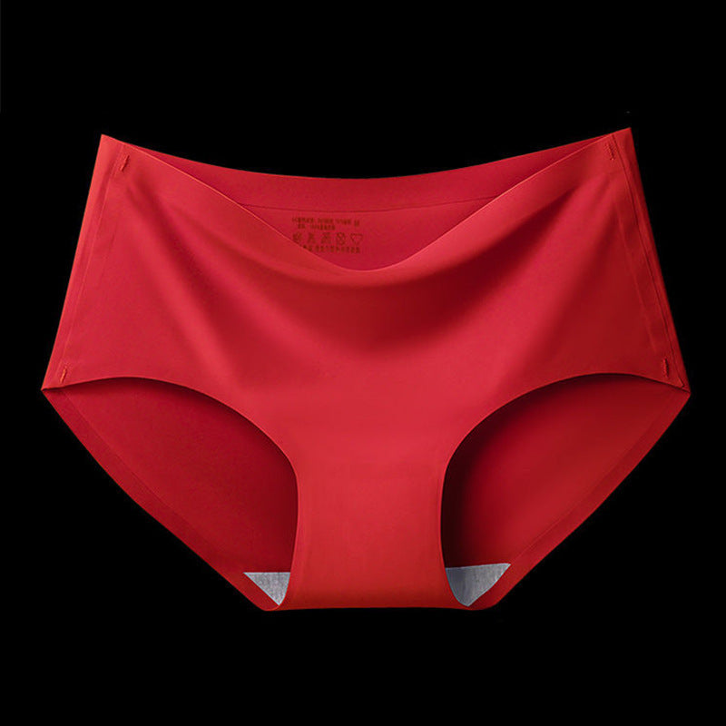 Seamless One Piece Ice Silk Panties