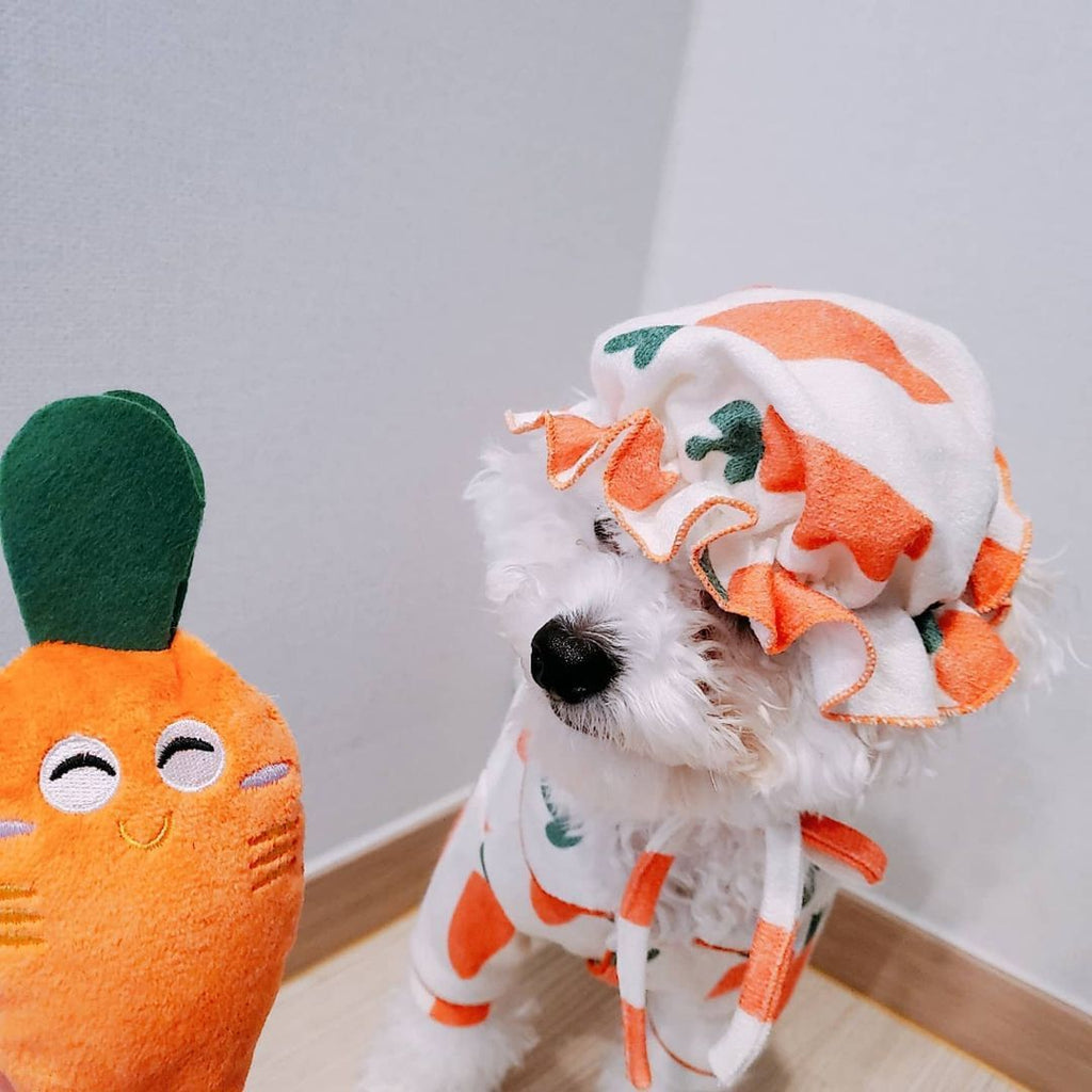 Ins Plush Carrot Voice Cute Dog Toy