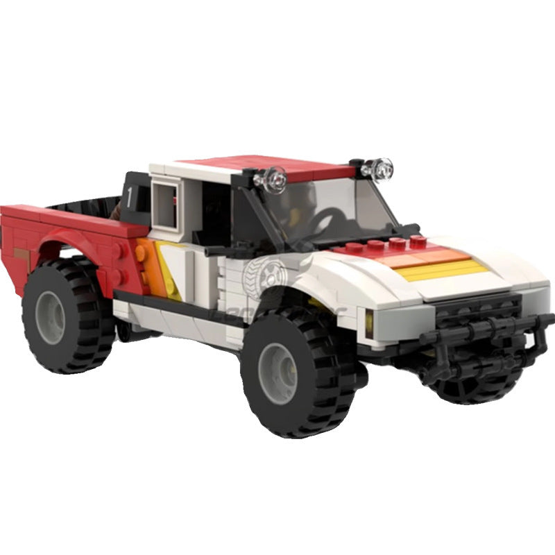 Compatible With Small Particles Diy Assembled Building Block Toys Truck Trolley Model Gift Decoration
