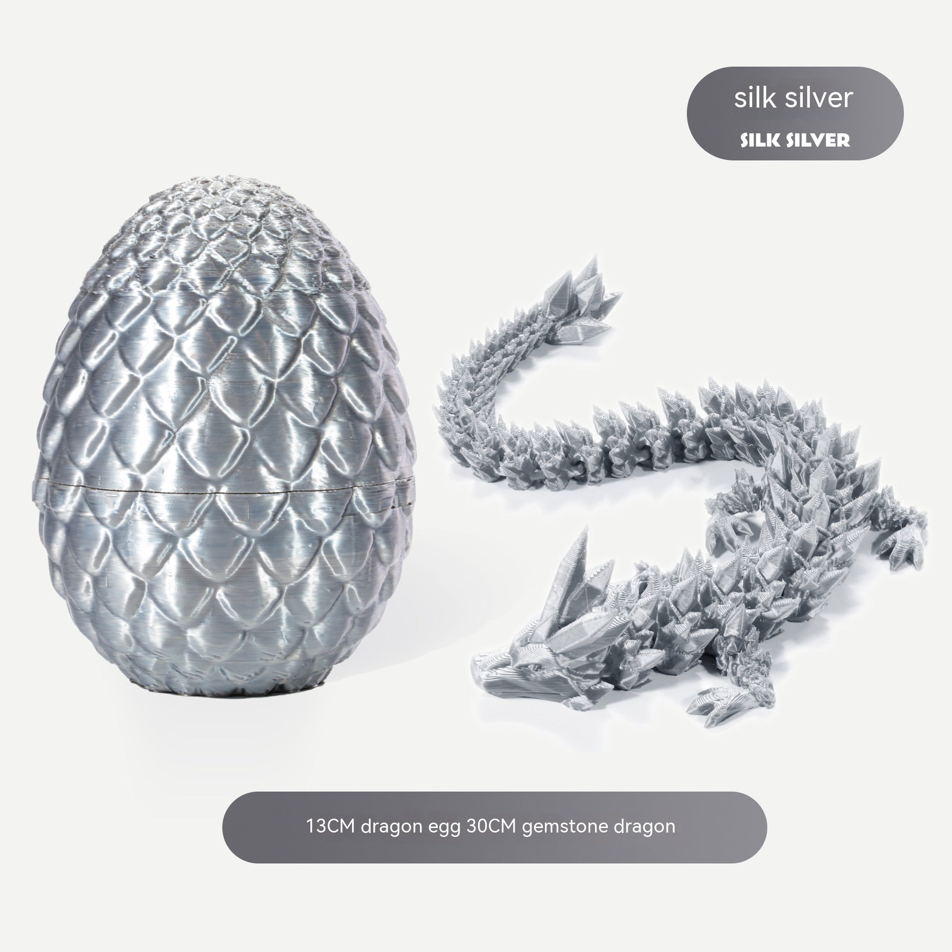 3D Printing Dragon Egg Dragon Gift Set Gem Dragon Decoration Hand-made Gift Color Decorative Creative Fashion Play