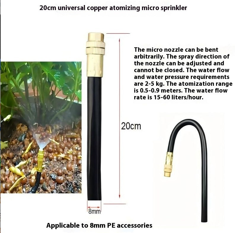 Universal Nozzle Integrated Automatic Watering Device Adjustable