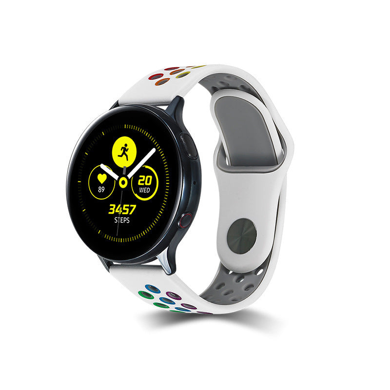 Silicone Wristband Two-tone Watch Band