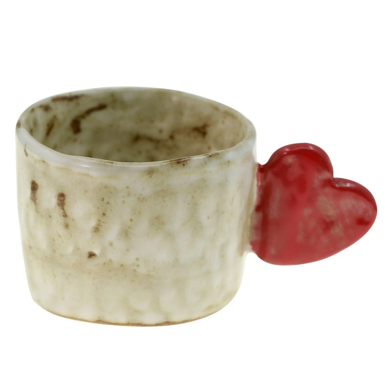Japanese Retro Love Ceramic Water Cup