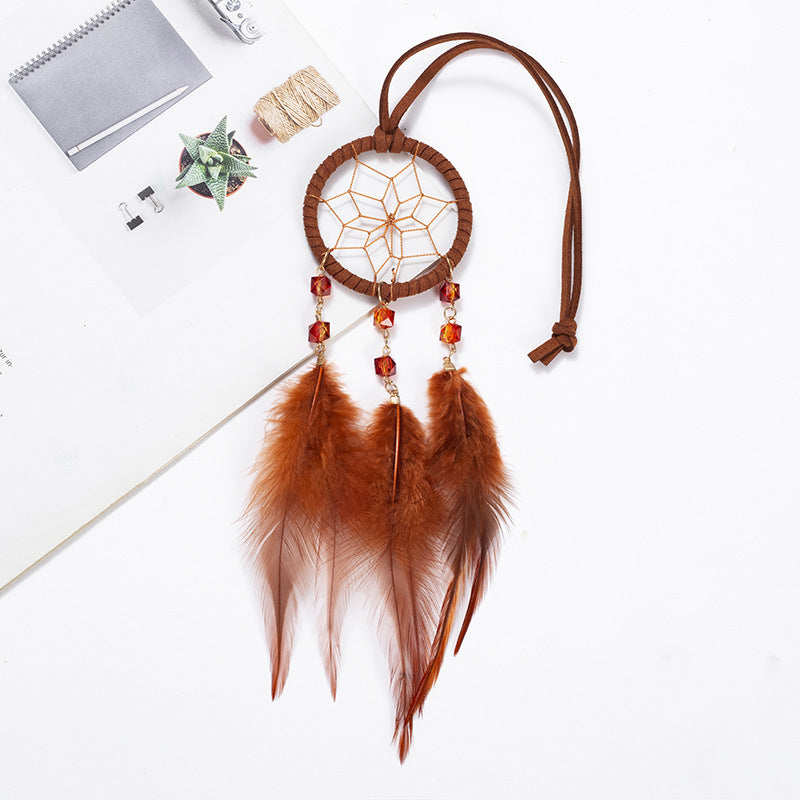 National Style Color Car Dream Catcher Pendant