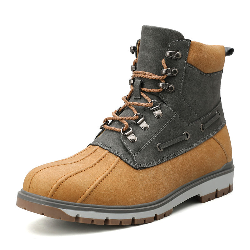 Martin boots men's British style winter warmth